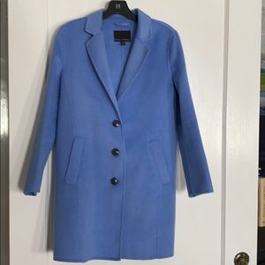 Arctic Blue wool coat